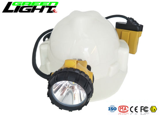 lampade di cappuccio legate con corde di 10.4Ah 25000lux LED 800mA 3W per estrazione del carbone