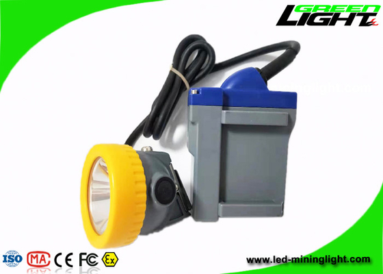 LED Cree Miners Helmet Light 15000Lux 6.6Ah Ricaricabile 216lum Miner Cap Lampada per metropolitana