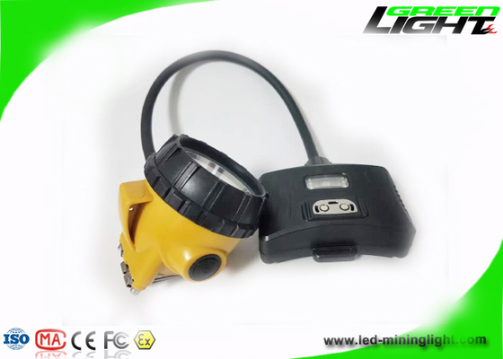 IP 68 Lampada da miniera con cavo impermeabile IP 68 221lum 15000Lux 6.8Ah Faro da minatore batteria Panasonic con spia posteriore