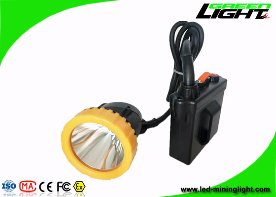 il casco di estrazione mineraria di 1000mA 3.7W accende l'ABS 50000Lux legato con corde