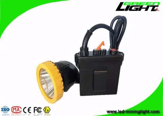 il casco di estrazione mineraria di 1000mA 3.7W accende l'ABS 50000Lux legato con corde