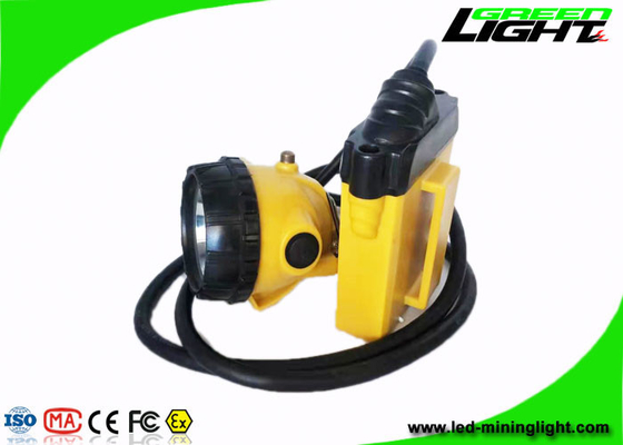 10.4Ah 25000 Lux Led Safety Cap Lamp SOS GL12-A protetto contro le esplosioni con cavo