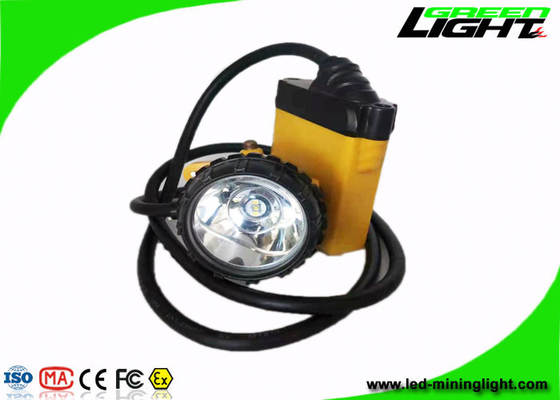10.4Ah 25000 Lux Led Safety Cap Lamp SOS GL12-A protetto contro le esplosioni con cavo