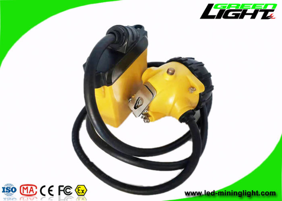 10.4Ah 25000 Lux Led Safety Cap Lamp SOS GL12-A protetto contro le esplosioni con cavo