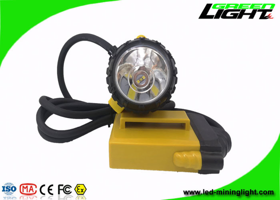 25000Lux 10.4Ah Lampada da miniera a LED ricaricabile 800mA Faro da minatore con cavo per PC IP68 impermeabile IP68