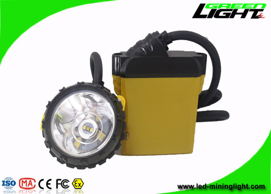 25000Lux 10.4Ah Lampada da miniera a LED ricaricabile 800mA Faro da minatore con cavo per PC IP68 impermeabile IP68