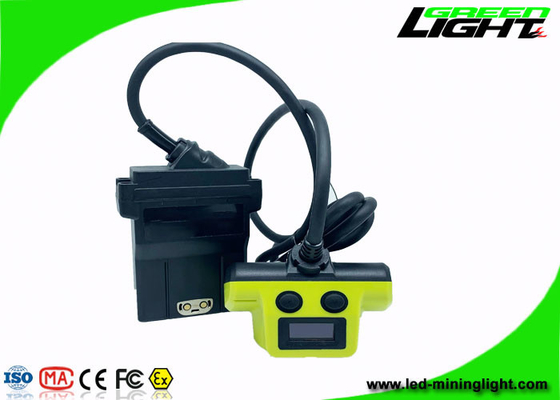 OLED 13.6Ah Lampada da miniera a LED ricaricabile 25000 Lux Luce del cappuccio del minatore di carbone 18 ore di lavoro lungo