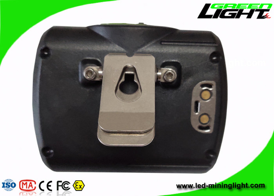Lampada frontale da minatore portatile 13000 Lux Cree con display OLED SOS 232lum Clip regolabile in acciaio inossidabile