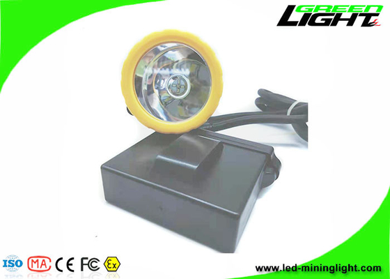 faro carboniero sotterraneo del casco del PC 5w 11.2Ah dell'ABS delle luci 650lum