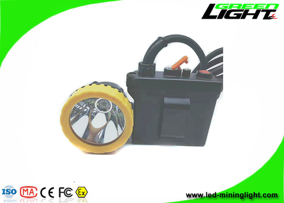 faro carboniero sotterraneo del casco del PC 5w 11.2Ah dell'ABS delle luci 650lum