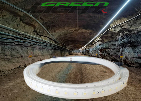 Le luci di striscia flessibili di SMD5050 30W LED IP68 impermeabilizzano DC24V 2160lum/M ATEX per l'estrazione sotterranea del tunnel all'aperto