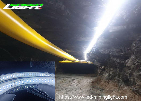 AC110V 35W HA CONDOTTO Le Luci di Striscia Flessibili SMD2835 280LEDs Doppia Fila Impermeabile Led Strip Per Tunnel Miniera Sotterranea All'aperto