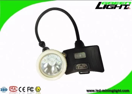 Luce per elmetto da miniera con cavo 10000 Lux Lampada frontale ricaricabile per minatori Batteria agli ioni di litio da 5200 mAh con spia posteriore