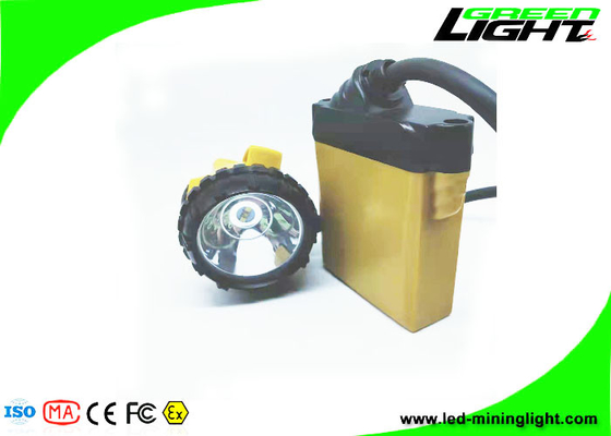 25000Lux 10.4Ah Lampada con cappuccio per miniere sotterranee Proiettori per miniere sotterranee Tazza per illuminazione in alluminio