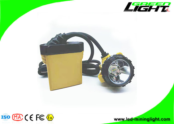 25000Lux 10.4Ah Lampada con cappuccio per miniere sotterranee Proiettori per miniere sotterranee Tazza per illuminazione in alluminio