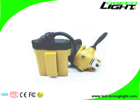 Lampada da minatore a LED ricaricabile super luminosa da 25000 lux 10,4 Ah Batteria SAMSUNG IP68 3W Lampada frontale impermeabile