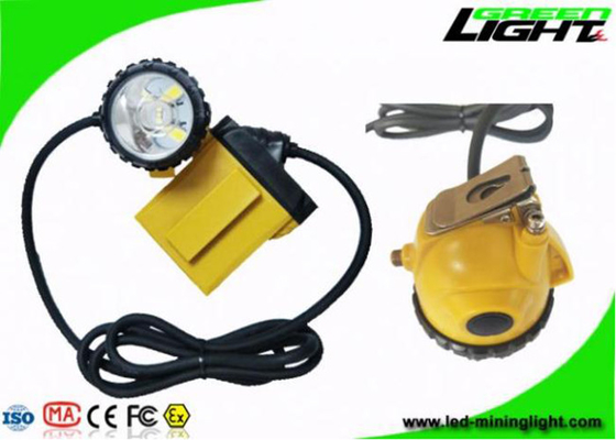 Lampada da minatore a LED ricaricabile super luminosa da 25000 lux 10,4 Ah Batteria SAMSUNG IP68 3W Lampada frontale impermeabile