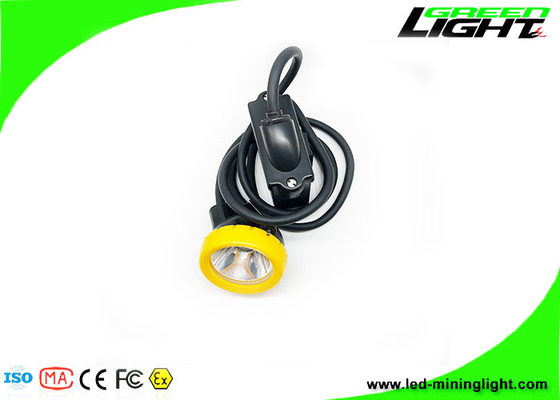 L'anti esplosivo 12000lux ha condotto il logo a colori della lampada del cappuccio del bottone del silicone della lampada del cappuccio del minatore su misura 18 ore di orario di lavoro