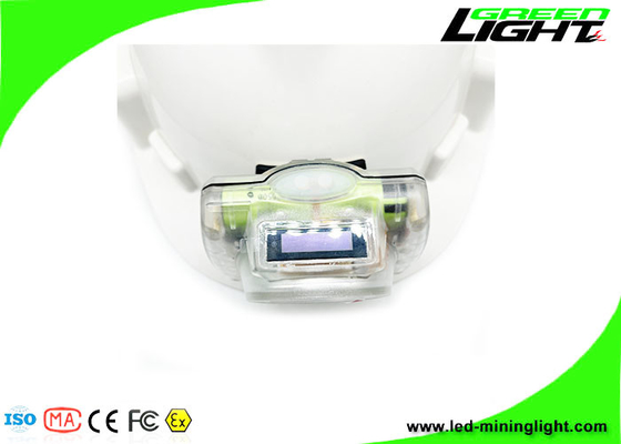 13000 Lux IP68 Miniere senza fili Luci Minatori a prova di esplosione Fari OLED per tempo batteria Display logo per elmetti