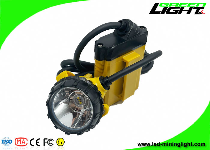 Batteria legata con corde impermeabile di Lux Rechargeable Headlamp 10400MAh SAMSUNG della lampada di cappuccio di estrazione mineraria di IP68 LED 25000 per la miniera in sotterraneo