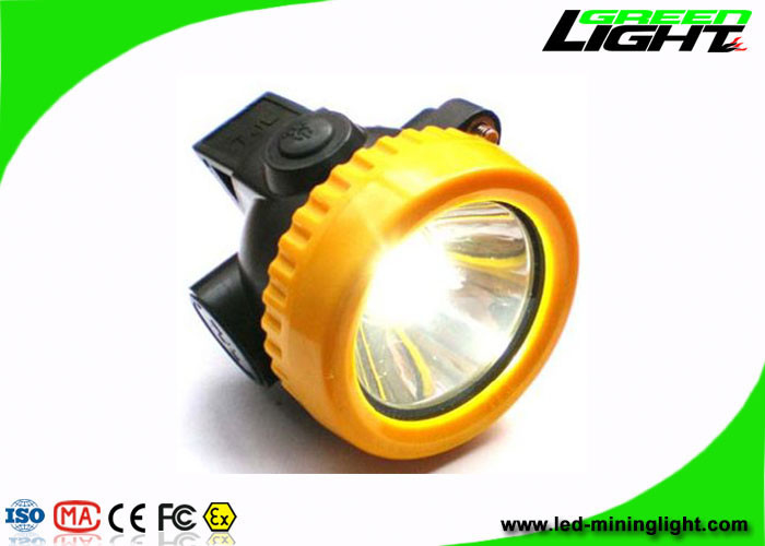 0.74W 96lum 5000lux Cordless Cap Light Ricaricabile da miniera Faro ABS SANS 1438 Standard