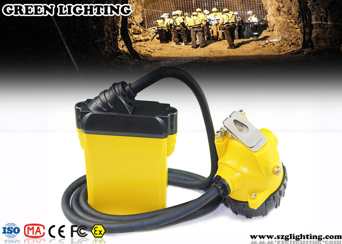 Stile legato con corde 25000 Lux Strong Brightness di Hard Hat Light del minatore delle miniere di carbone 10.4AH
