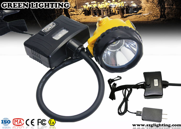 Atex ha approvato la luce Semi-legata con corde di estrazione mineraria del CREE LED della prova IP68 3.7V 6.8Ah dell'acqua