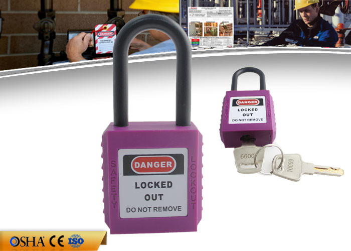 La certificazione del CE ZC-G11 ha approvato il breve lucchetto della sicurezza dell'ABS del dispositivo d'ancoraggio per l'industria