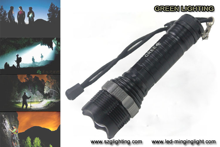 Torcia principale ricaricabile di GL-F002 XML-T6, 10W 1200 lume Cree Led Flashlight