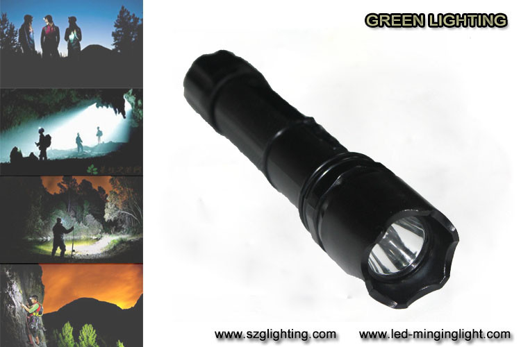 Lega di alluminio portatile della torcia della torcia elettrica di GL-C6 LED 20 metri che accendono gamma