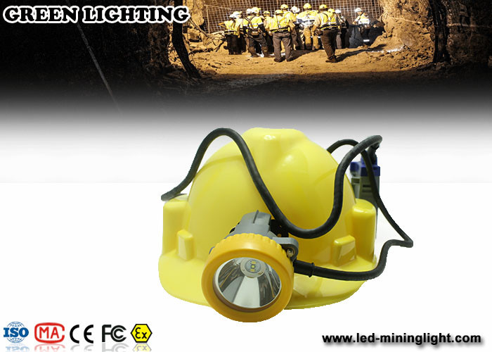 15000 caschi di Lux Led Miners Lights For, la sicurezza del cavo 6600mah hanno condotto la luce IP68 del cappuccio dei minatori