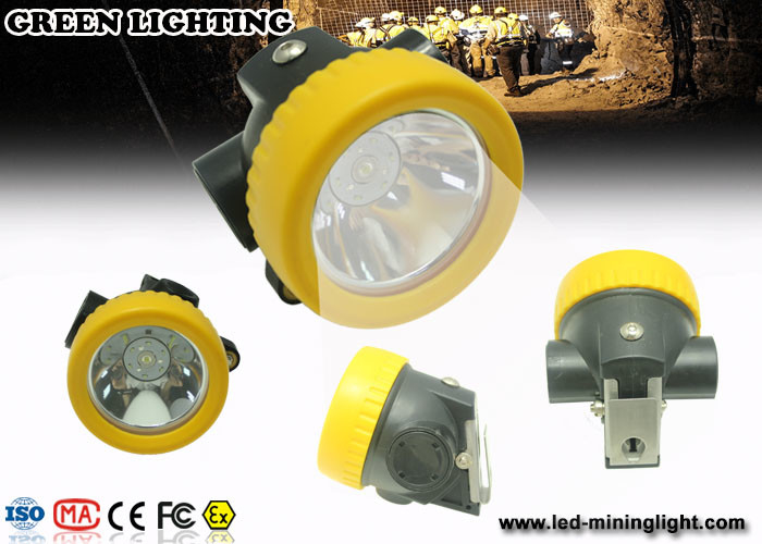 Materiale del PC piccolo interamente in un minatore delle miniere di carbone Hard Hat Light con la batteria dello ione di Li