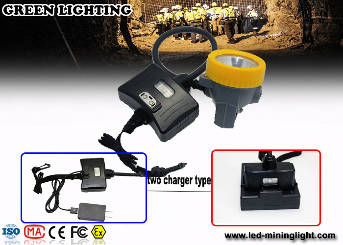 Alte luci carboniere protette contro le esplosioni del lume IP68, il faro del minatore delle miniere di carbone della batteria dello ione di 5.6Ah Li