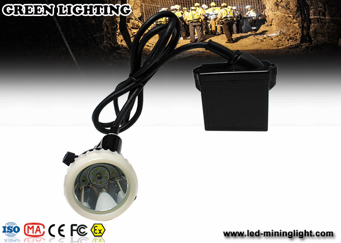 Cantieri sotterranei principali della lampada di cappuccio con la batteria al litio di 3.7V 6.6Ah, faro di estrazione mineraria del Cree LED