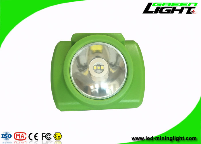 verde 3.7V senza cordone della lampada di cappuccio dei minatori di luminosità 13000lux con il PC Shell