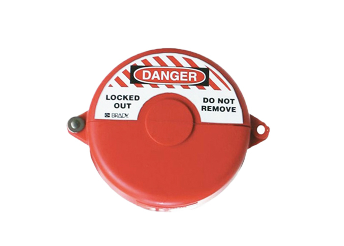 Blocco della valvola del cancello di colore rosso per 25 mm-330 mm Valvola, blocco della valvola del cancello standard Materiale ABS
