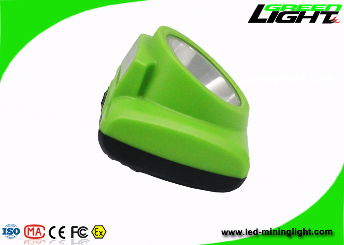 Luce di estrazione mineraria di colore verde LED, lampada di minatori del LED con il caricatore 13000lux di USB