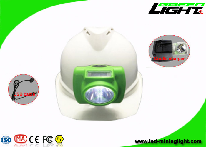 13000 Lux Cordless Led Cap Lamp, luci 0.7W del casco GLC-6 con lo schermo di OLED