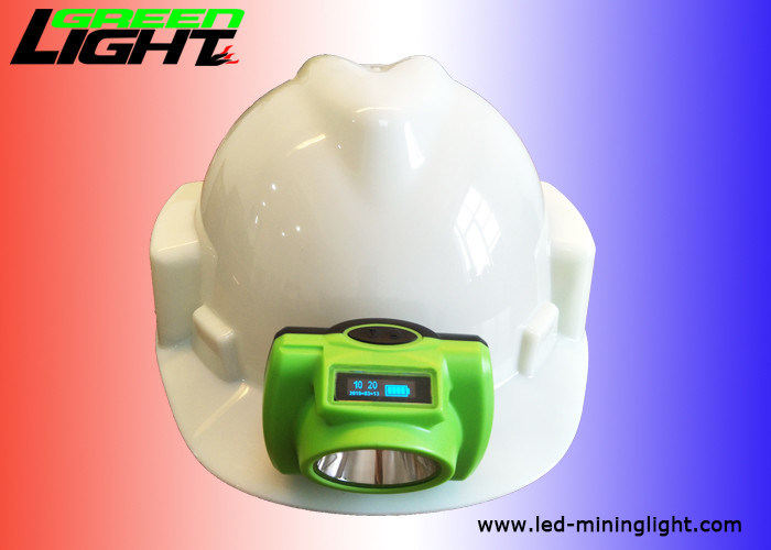 Luci carboniere materiali del PC dell'ABS, batteria estraente principale 3.7v della lampada di cappuccio 6.8Ah