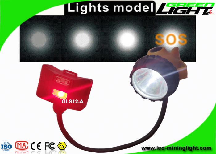 Avvertimento di potere di Cree Led Headlamp Rechargeable Low di alta luminosità per legato con corde semi- del minatore