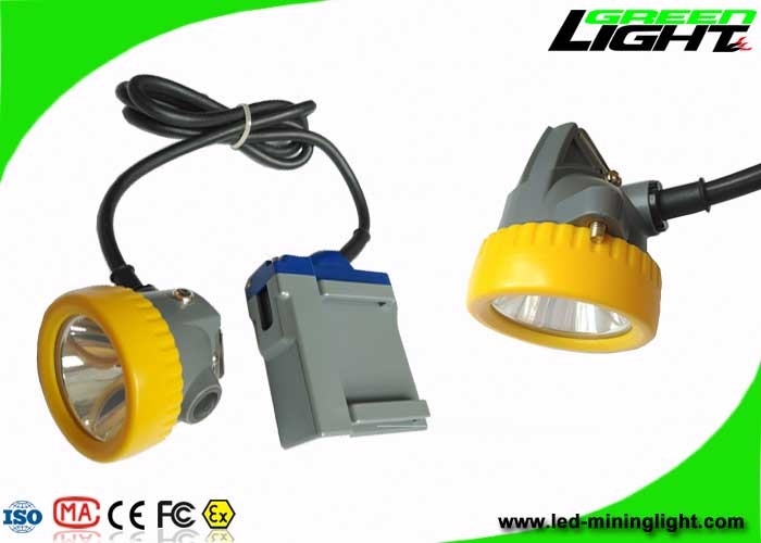 Il casco 1000 di estrazione mineraria dei cicli della batteria ha condotto la lampada legata con corde della luce abbagliante delle luci 15000lux