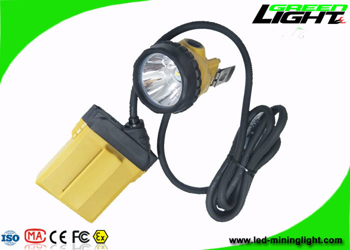 il cappuccio estraente di 10.4Ah IP68 accende l'avvertimento di potere basso di 25000 Lux Minig Corded Cable With