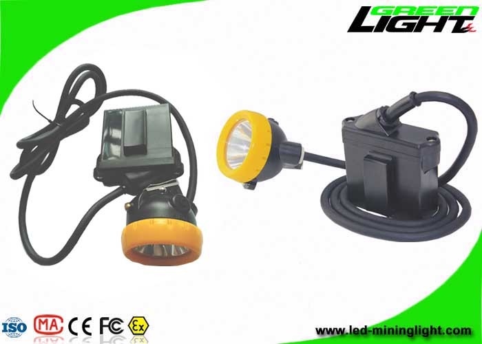 Luce 6.6Ah Li di estrazione mineraria della lampada LED del casco - cicli 1000 della batteria di Ion Battery With