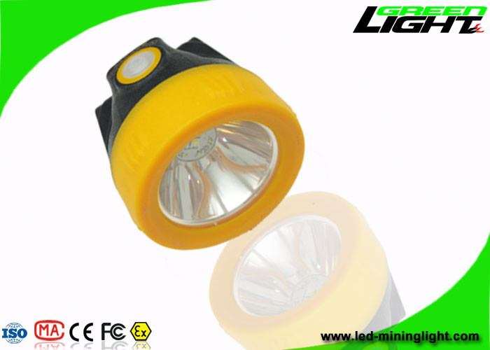 Il casco estraente leggero accende le lampade senza cordone 10000lux che fanno pagare il commutatore di indicazione