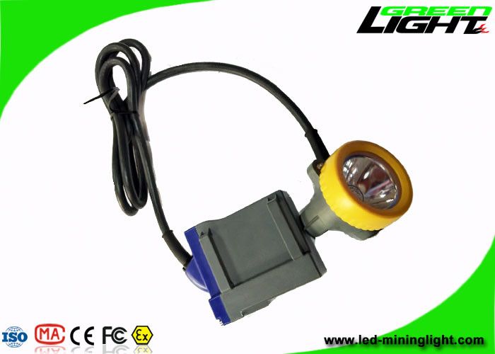 Luce abbagliante 6.6Ah Li - Ion Battery ricaricabili del faro 15000lux dei minatori delle miniere di carbone del casco