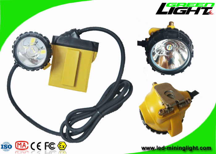 Avvertimento impermeabile di potere basso 10.4Ah del faro IP68 del casco di estrazione mineraria di GL12-A 25000lux