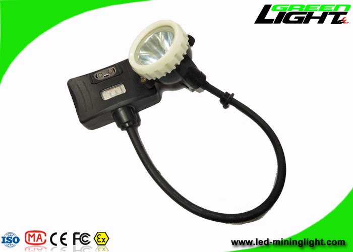 il cappuccio di estrazione mineraria di 5.2Ah LED accende la luce abbagliante IP68 di luminosità 10000lux con la corda della sicurezza