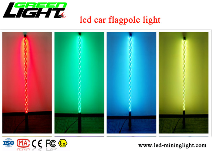 L'avvertimento a distanza il RGB leggero IP67 variopinto del regolatore 1.8m LED impermeabilizza Palo flessibile