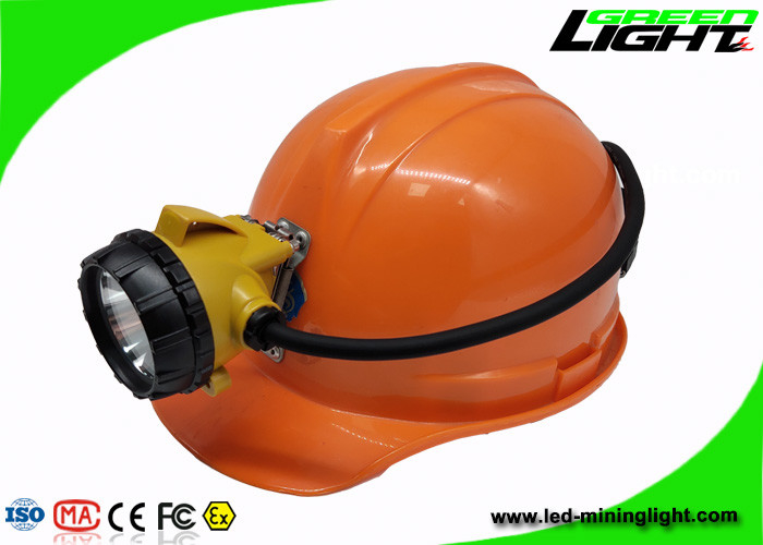 Cantiere in sotterraneo legato con corde semi- del hard rock della lampada di cappuccio dei minatori 15000lux IP68 Panasonic