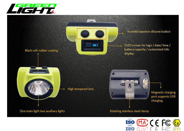 Caricatore senza cordone di USB del faro di Cree Rechargeable LED per funzionamento della luce del casco